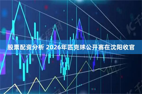 股票配资分析 2026年匹克球公开赛在沈阳收官